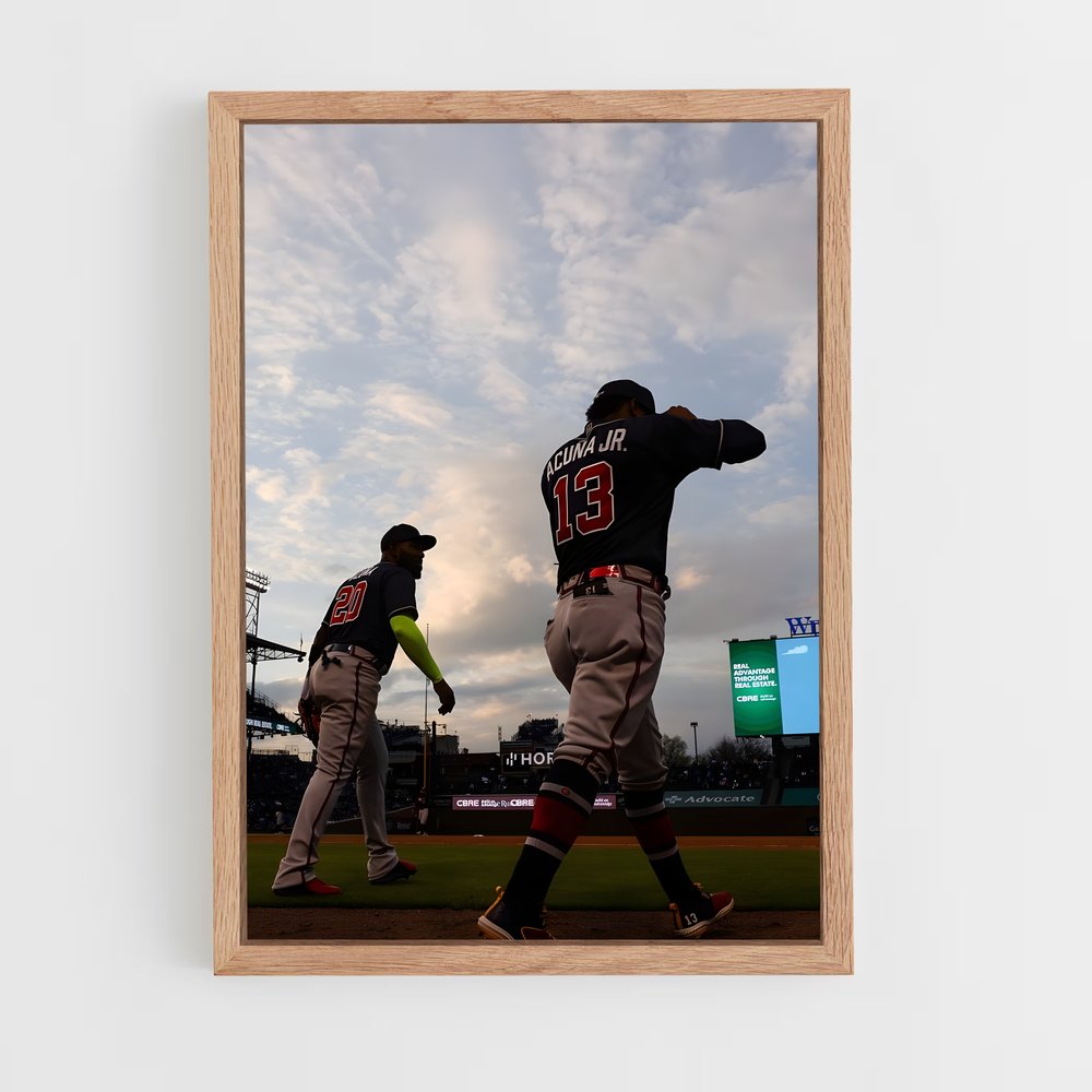 Poster En Route pour la Victoire – affiche Baseball (vue 4)